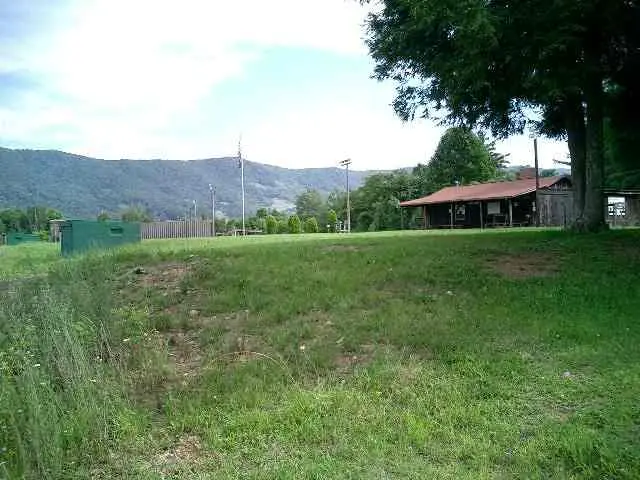 The trap field at the shotgun club, with the mountains beyond. Tri-Angle Sportsmen's Club, Bluefield, Virginia